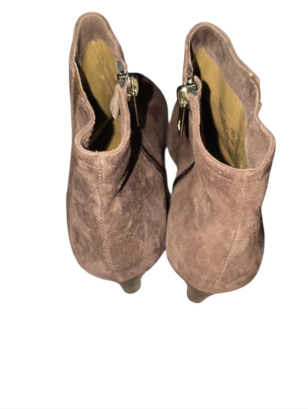 Coach Maya suede wedge booties in mahogany. - Picture 4 of 9